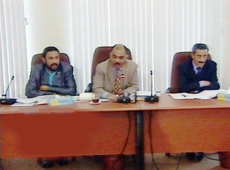 اللوزي يلقي كلمته في افتتاح اجتماع اللجنة العليا للتخطيط البرامجي بالمؤسسة العامة للإذاعة والتلفزيون أمس